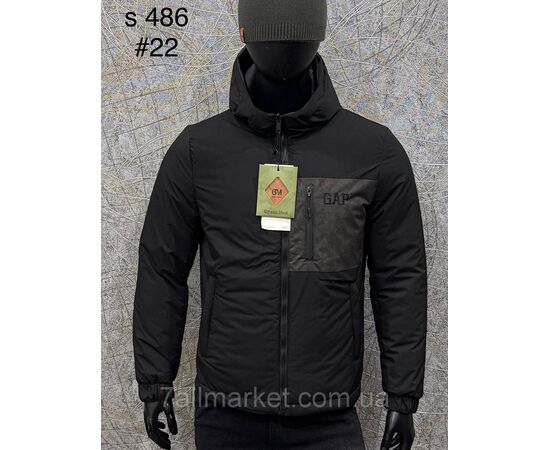 Фотография Куртка мужская демисезонная/двухсторонняя размеры L-4XL(4цв)"PROSTOMEN" недорого от прямого поставщика, изображение 7