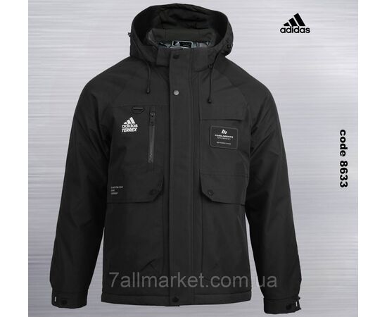 Фотография Куртка мужская демисезонная ADIDAS размеры 46-54 (2цв) "REMAIN" недорого от прямого поставщика, изображение 2