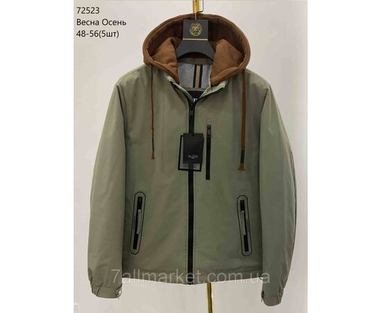 Фотография Куртка мужская демисезонная с капюшоном  р-ры 48-56 (4цв) "NEW NOCE" недорого от прямого поставщика, изображение 4