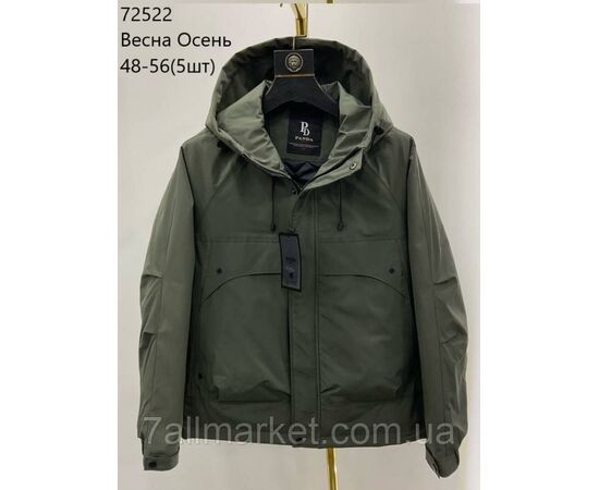 Фотография Куртка мужская демисезонная с капюшоном  р-ры 48-56 (4цв) "NEW NOCE" недорого от прямого поставщика, изображение 4