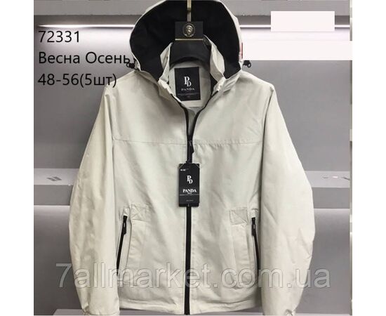 Фотография Куртка мужская демисезонная с капюшоном  р-ры 48-56 (5цв) "NEW NOCE" недорого от прямого поставщика, изображение 2