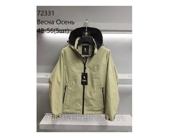 Фотография Куртка мужская демисезонная с капюшоном  р-ры 48-56 (5цв) "NEW NOCE" недорого от прямого поставщика, изображение 3