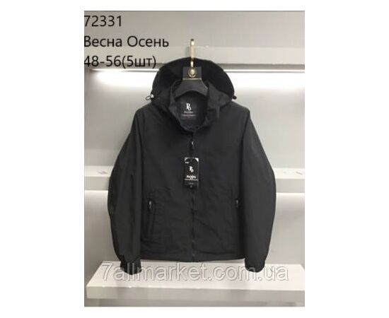 Фотография Куртка мужская демисезонная с капюшоном  р-ры 48-56 (5цв) "NEW NOCE" недорого от прямого поставщика, изображение 5