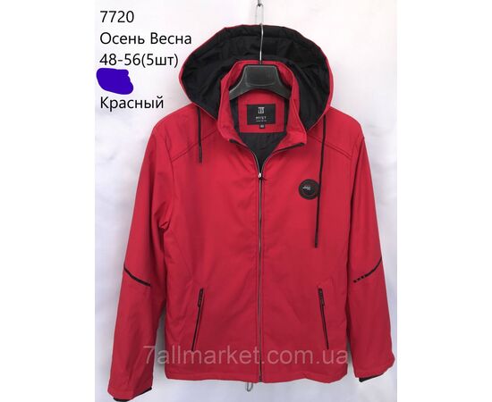 Куртка чоловіча демісезонна з капюшоном р-ри 48-56 (3цв) "NEW NOCE" недорого від прямого постачальника, зображення 2