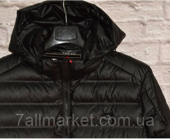 Фотография Куртка мужская демисезонная стеганная, с капюшоном размеры 48-56 "FUDIAO" недорого от прямого поставщика, изображение 4