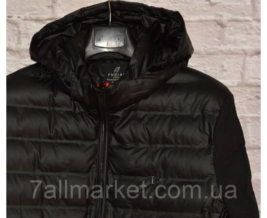 Фотография Куртка мужская демисезонная стеганная, с капюшоном размеры 48-56 "FUDIAO" недорого от прямого поставщика, изображение 2