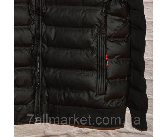 Фотография Куртка мужская демисезонная стеганная, с капюшоном размеры 48-56 "FUDIAO" недорого от прямого поставщика, изображение 3