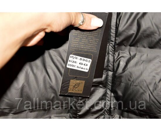 Фотография Куртка мужская демисезонная стеганная, с капюшоном размеры 60-68 "FUDIAO" недорого от прямого поставщика, изображение 3