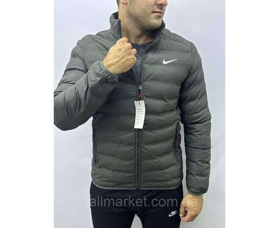 Фотография Куртка мужская демисезонная, NIKE стёганная р-ры 48-56 (3цв)"MACCALI" недорого от прямого поставщика, изображение 2