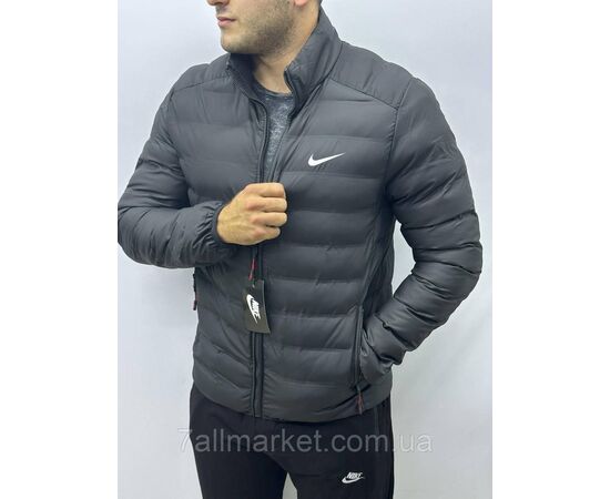 Фотография Куртка мужская демисезонная, NIKE стёганная р-ры 48-56 (3цв)"MACCALI" недорого от прямого поставщика, изображение 3
