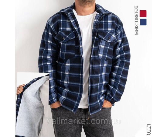 Сорочка чоловіча на хутрі розмір 48-56 (мікс кв) "NICOLAS" недорого від прямого постачальника, зображення 2
