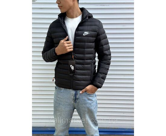 Фотография Куртка мужская демисезонная, NIKE стёганная р-ры L-4XL(2цв) "MACCALI" недорого от прямого поставщика, изображение 2