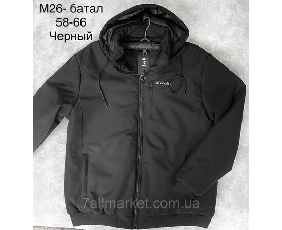 Фотография Куртка мужская демисезонная, батал р-ры 58-66(4цв) "L&K" недорого от прямого поставщика, изображение 2
