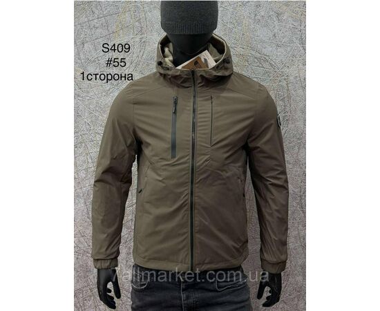 Фотография Куртка мужская демисезонная/двухсторонняя размеры L-4XL(4цв) "PROSTOMEN" недорого от прямого поставщика, изображение 3