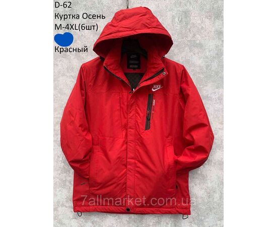 Фотография Куртка мужская демисезонная с капюшоном размеры M-4XL (5цв) "NEW NOCE" недорого от прямого поставщика, изображение 2