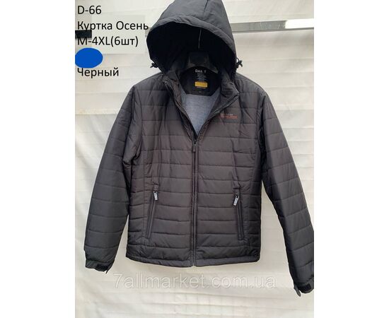 Фотография Куртка мужская демисезонная с капюшоном размеры M-4XL (5цв) "NEW NOCE" недорого от прямого поставщика, изображение 2