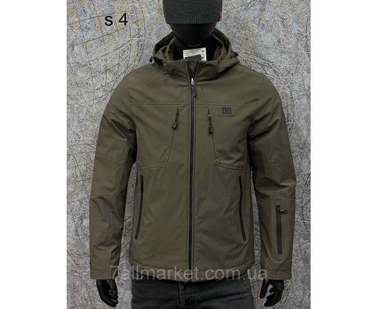 Фотография Куртка мужская демисезонная на молнии, размеры L-4XL(3цв)"PROSTOMEN" недорого от прямого поставщика, изображение 3