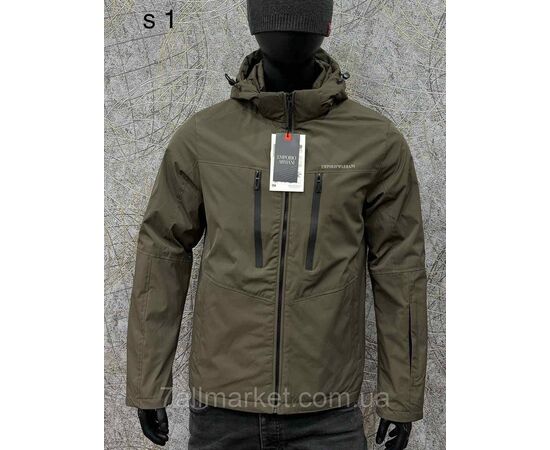 Фотография Куртка мужская демисезонная на молнии, размеры L-4XL(3цв)"PROSTOMEN" недорого от прямого поставщика, изображение 3