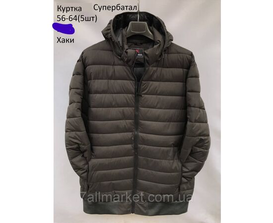 Фотография Куртка мужская демисезонная стеганная батал размеры 56-64 (3цв) "NEW NOCE" недорого от прямого поставщика, изображение 2