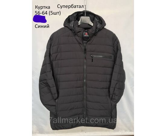 Фотография Куртка мужская демисезонная стеганная батал размеры 56-64 (3цв) "NEW NOCE" недорого от прямого поставщика, изображение 2