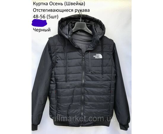 Фотография Куртка-трансформер мужская демисезонная THE NORTH FACE р 48-56 (3цв) "NEW NOCE" недорого от прямого поставщика, изображение 3