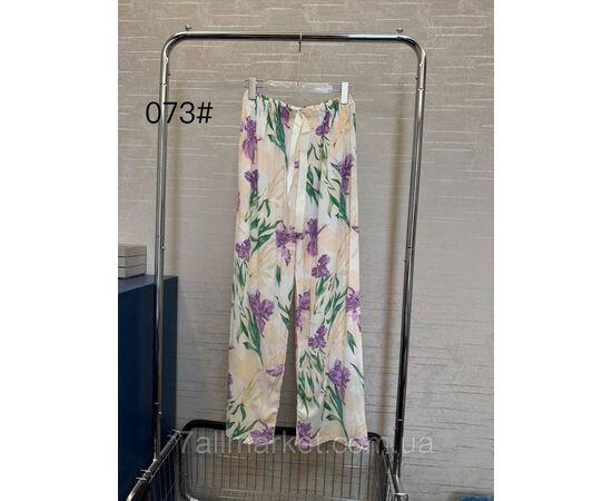 Штани жіночі стильні, широкі розміри 56-66 (мікс рис) "FLOWER" недорого від прямого постачальника, зображення 2 Штани жіночі стильні, широкі розміри 56-66 (мікс рис) "FLOWER" недорого від прямого постачальника, зображення 2