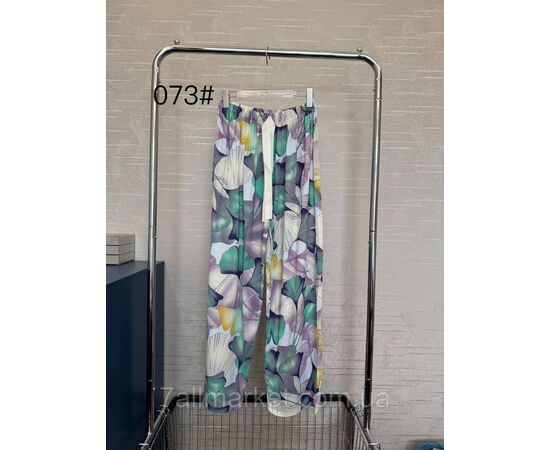 Штани жіночі стильні, широкі розміри 56-66 (мікс рис) "FLOWER" недорого від прямого постачальника, зображення 4 Штани жіночі стильні, широкі розміри 56-66 (мікс рис) "FLOWER" недорого від прямого постачальника, зображення 4