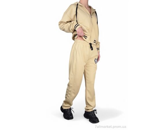 Спортивный костюм женский Весна/осень WLT5330 beige (4 шт. р.сетка S-XL) "Fabullok" недорого оптом от прямого поставщика, изображение 3 Фотография Спортивный костюм женский Весна/осень WLT5330 beige (4 шт. р.сетка S-XL) "Fabullok" недорого оптом от прямого поставщика, изображение 3