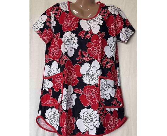 Туника женская летняя батал размеры 52-62 (цв.микс) "STELLA" недорого от прямого поставщика, изображение 3 Фотография Туника женская летняя батал размеры 52-62 (цв.микс) "STELLA" недорого от прямого поставщика, изображение 3