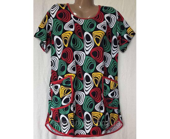 Туника женская летняя батал размеры 52-62 (цв.микс) "STELLA" недорого от прямого поставщика, изображение 6 Фотография Туника женская летняя батал размеры 52-62 (цв.микс) "STELLA" недорого от прямого поставщика, изображение 6