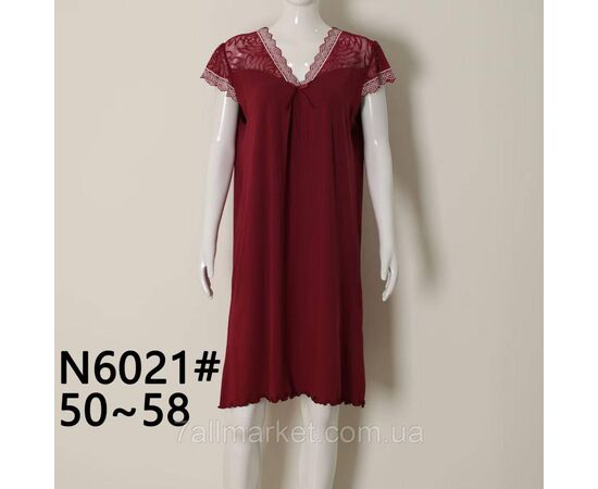 Нічна сорочка жіноча/батал розміри 50-58 (3 кв) "FLOWER" купити недорого від прямого постачальника, зображення 2