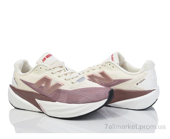 Кросівки жіночі модні Весна/осінь NB rebel 5 beige (6 пар р.36-41) "Fabullok" недорого оптом від прямого постачальника, зображення 2