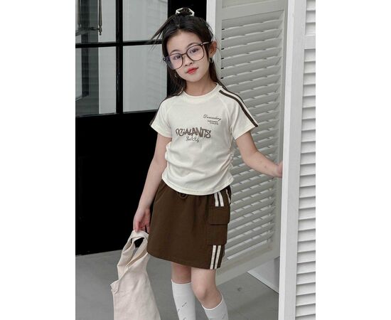 Костюм детский на девочку 75111 khaki р.110-150 "Yalisi" недорого оптом от прямого поставщика Фотография Костюм детский на девочку 75111 khaki р.110-150 "Yalisi" недорого оптом от прямого поставщика