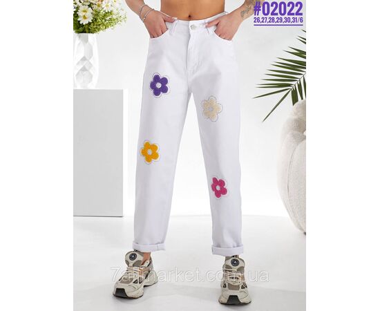 Фотография Женские MOM Jeans размерный ряд 26,27,28,29,30,31 "PARTNERS" недорого от прямого поставщика, изображение 2