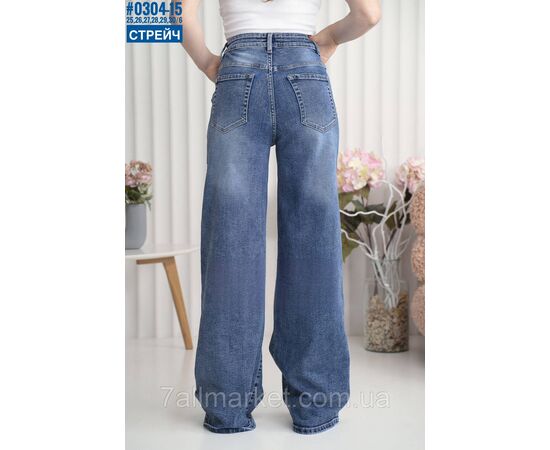Фотография Джинсы трубы женские размерный ряд 25,26,27,28,29,30 "PARTNERS" недорого от прямого поставщика, изображение 2
