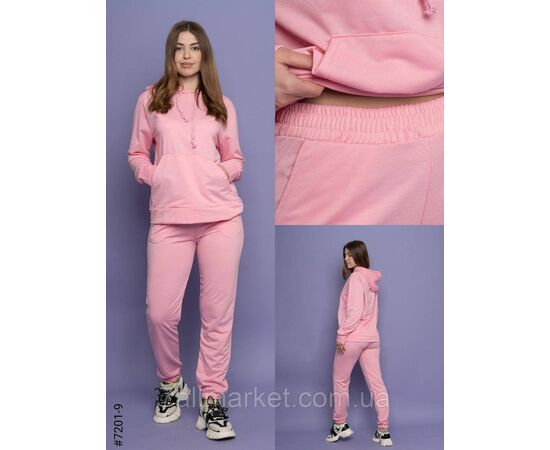 Спортивний костюм жін кенгуру батал M, L, XL, 2XL (3кв) "NOWEMBER" недорого від прямого постачальника, зображення 2