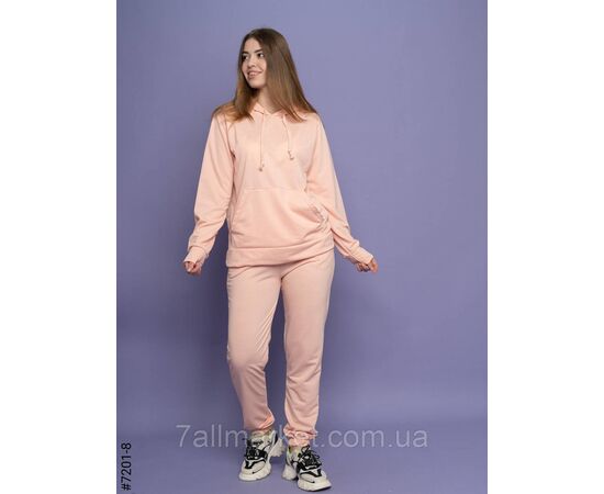 Спортивний костюм жін кенгуру батал M, L, XL, 2XL (3кв) "NOWEMBER" недорого від прямого постачальника, зображення 3