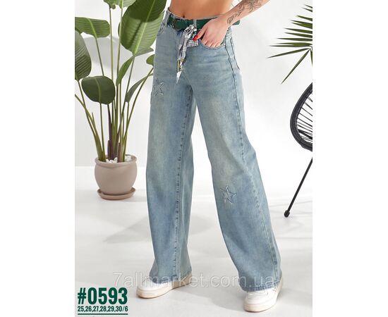 Фотография Женские джинсы Палаццо размерный ряд 25,26,27,28,29,30 "PARTNERS" недорого от прямого поставщика, изображение 2