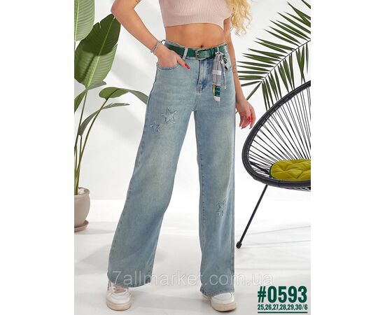 Фотография Женские джинсы Палаццо размерный ряд 25,26,27,28,29,30 "PARTNERS" недорого от прямого поставщика, изображение 3