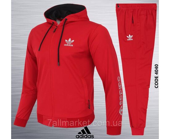 Фотография Спортивный мужской костюм на молнии ADIDAS р-ры S-2XL (5цв) "REMAIN"  недорого от прямого поставщика, изображение 5