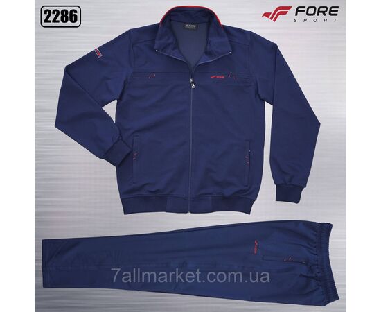 Фотография Спортивный мужской костюм на молнии FORE размеры  L-3XL (6цв)  "REMAIN"  недорого от прямого поставщика, изображение 3