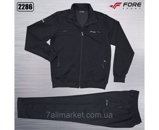 Фотография Спортивный мужской костюм на молнии FORE размеры  L-3XL (6цв)  "REMAIN"  недорого от прямого поставщика, изображение 4