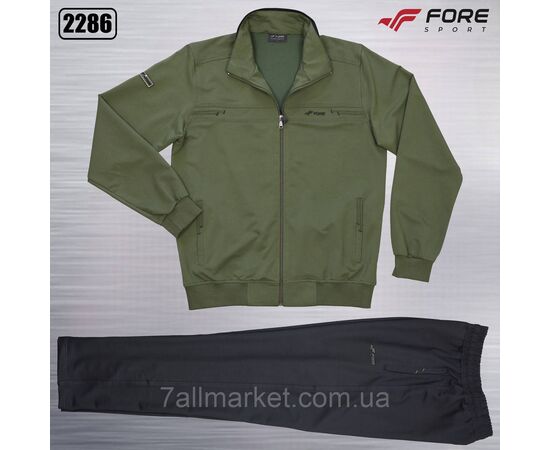 Фотография Спортивный мужской костюм на молнии FORE размеры  L-3XL (6цв)  "REMAIN"  недорого от прямого поставщика, изображение 5