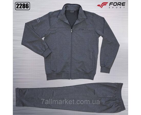 Фотография Спортивный мужской костюм на молнии FORE размеры  L-3XL (6цв)  "REMAIN"  недорого от прямого поставщика, изображение 6