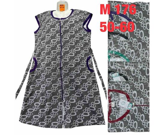 Халат жіночий M176 mix р.50-60 "SHELLY" недорого оптом від прямого постачальника, зображення 2 Халат жіночий M176 mix р.50-60 "SHELLY" недорого оптом від прямого постачальника, зображення 2