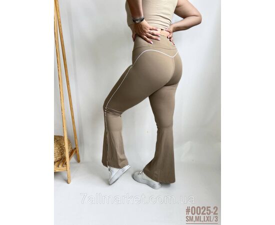 Спортивні штани Клеш із розрізами розмірний ряд SM, МL, LXL "PARTNERS" недорого від прямого постачальника, зображення 2