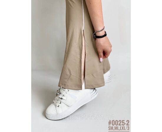 Спортивні штани Клеш із розрізами розмірний ряд SM, МL, LXL "PARTNERS" недорого від прямого постачальника, зображення 3