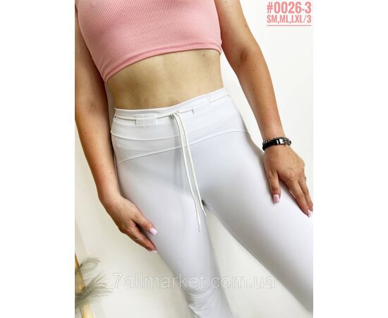 Спортивні штани кльош з оригінальним пояском розмірний ряд SM, МL, LXL "PARTNERS", зображення 3