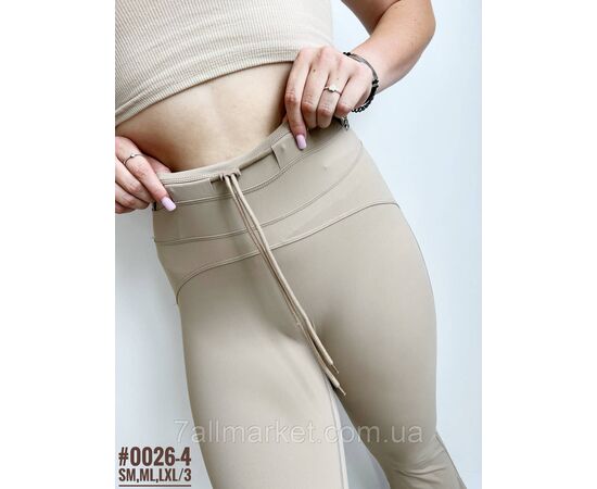 Спортивні штани кльош з оригінальним пояском розмірний ряд SM, МL, LXL "PARTNERS", зображення 3