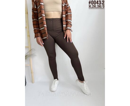 Лосины с двойным утягивающим поясом и пуш-апом ягодиц размерный ряд XL, 2XL, 3XL "PARTNERS", изображение 2 Фотография Лосины с двойным утягивающим поясом и пуш-апом ягодиц размерный ряд XL, 2XL, 3XL "PARTNERS", изображение 2